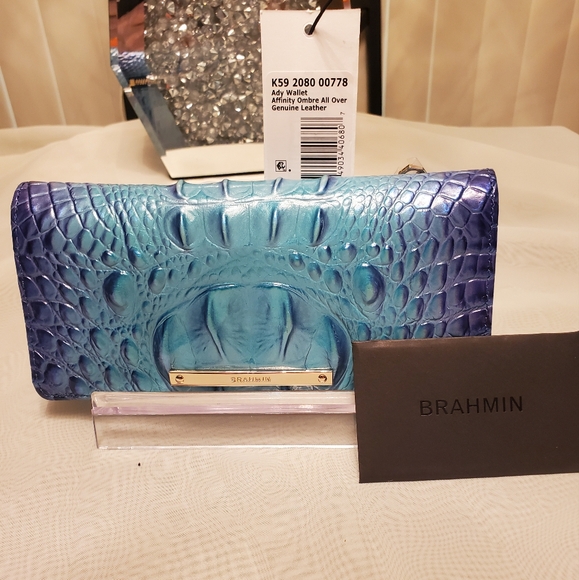 🦋BRAHMIN AFFINITY OMBRE ADY WALLET         BRAND NEW - Picture 1 of 7